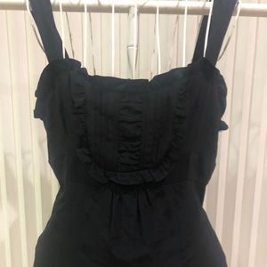 Adorable, NWOT, black, silk dress top